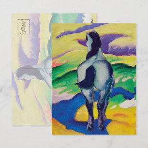 Berömd Painting Blue Horse II av Franz Marc Marc Vykort