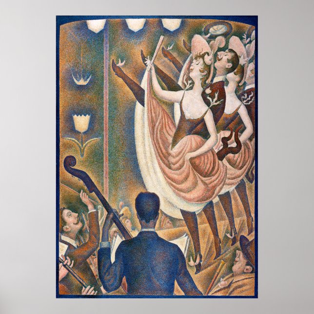 Berömd Painting - Georges Pierre Seurat Poster (Framsidan)