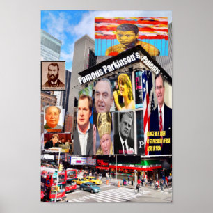 Berömd Parkinsons tålmodigaffisch Poster
