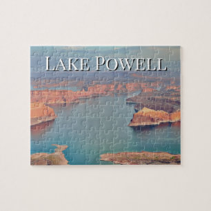 Berömd Sjö Powell Arizona Utah Gräns Pussel