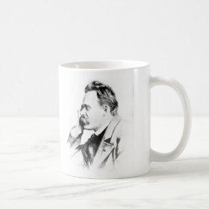 berömd tänkare: Friedrich Nietzsche Kaffemugg