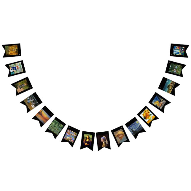 Berömd teckning, Art Class Decor Vimplar (Alla)