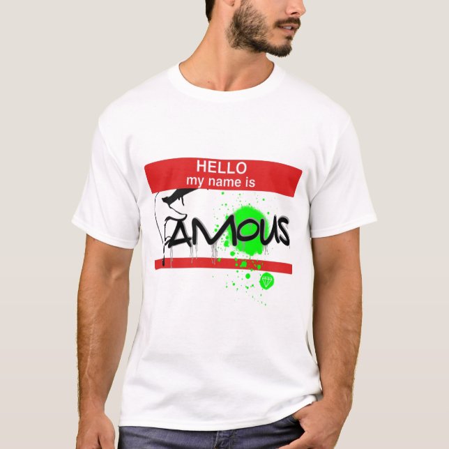 Berömd Tee Shirt (Framsida)
