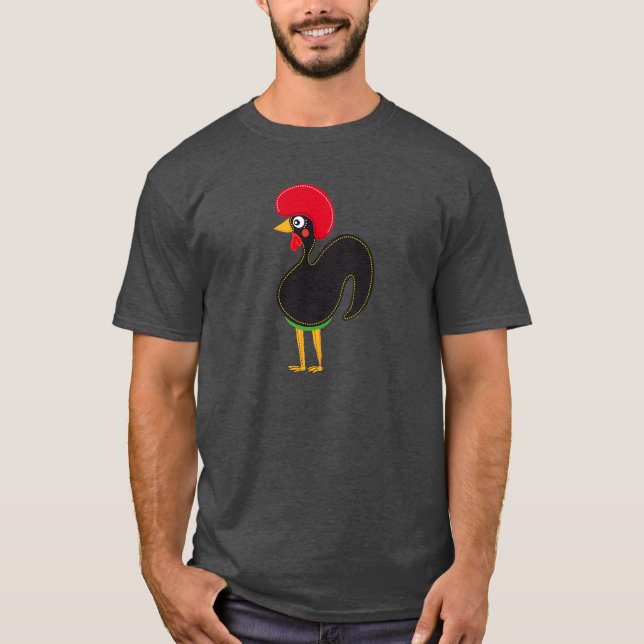 Berömd tupp av Barcelos Nr. 01 T Shirt (Framsida)