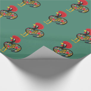 Berömd tupp av Barcelos Portugal Nr. 07 Presentpapper