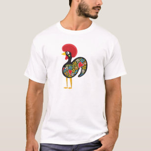 Berömd tupp av Barcelos Portugal Nr. 07 Tee