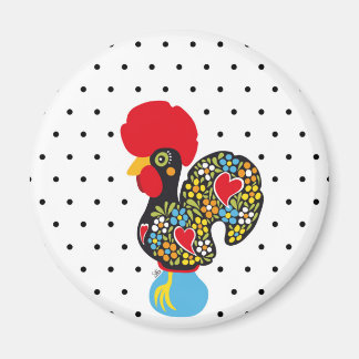 Berömd Tupp of Barcelona Nr 06 - Polka dots Magnet