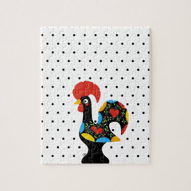 Berömd Tupp of Barcelona Nr 09 - Polka dots Pussel (Vertikal)