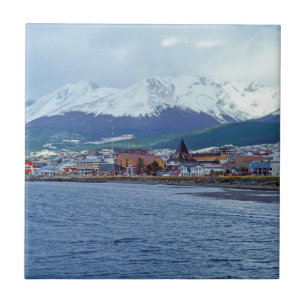 Berömd Ushuaia - Tierra del Fuego, Argentina Kakelplatta