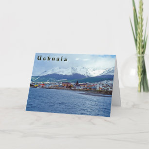 Berömd Ushuaia - Tierra del Fuego, Argentina Kort