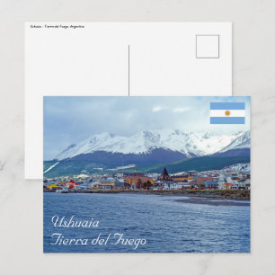 Berömd Ushuaia - Tierra del Fuego, Argentina Vykort