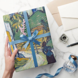 Berömd van gogh-målning Wrapping Papper Presentpapper