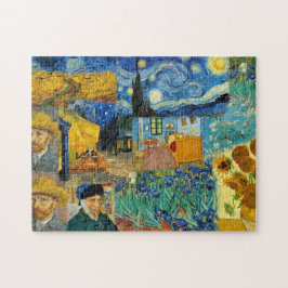 Berömd Van Gogh-mästarkollage Pussel