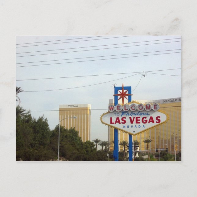 Berömd Vegas-signering Vykort (Framsida)