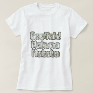 Berömd Vintage BooYah Hakuna Matata Designer T T-shirt