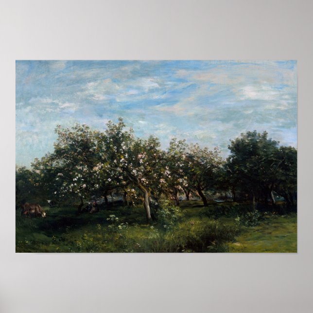 Berömd Visual Arts Charles Francois Daubigny Apple Poster (Framsidan)