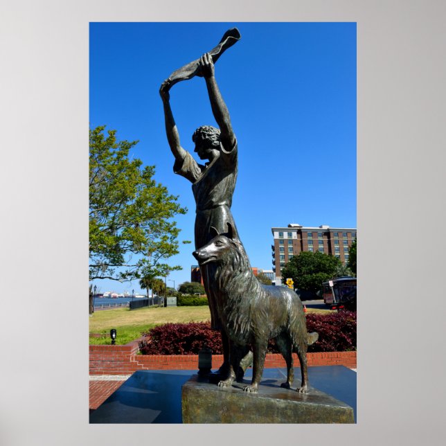 berömd wave-tjejen i Savannah, Georgien Poster (Framsidan)