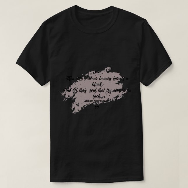 Berömd william shakespeare dikt t shirt (Design framsida)