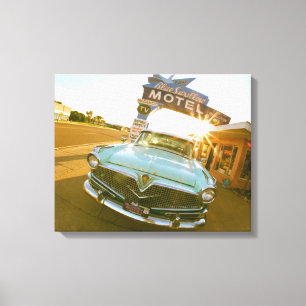 Berömda Blue Swallow Motel på Route 66 Canvastryck