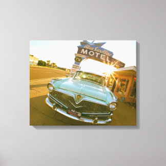 Berömda Blue Swallow Motel på Route 66 Canvastryck