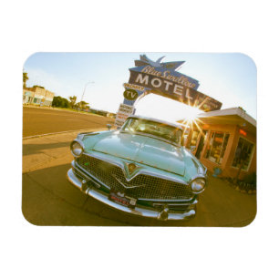Berömda Blue Swallow Motel på Route 66 Magnet
