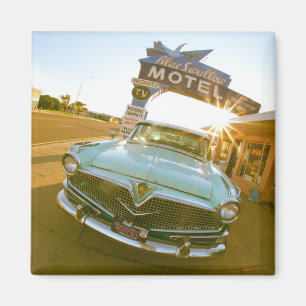 Berömda Blue Swallow Motel på Route 66 Magnet