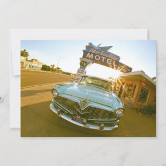 Berömda Blue Swallow Motel på Route 66 Tack Kort