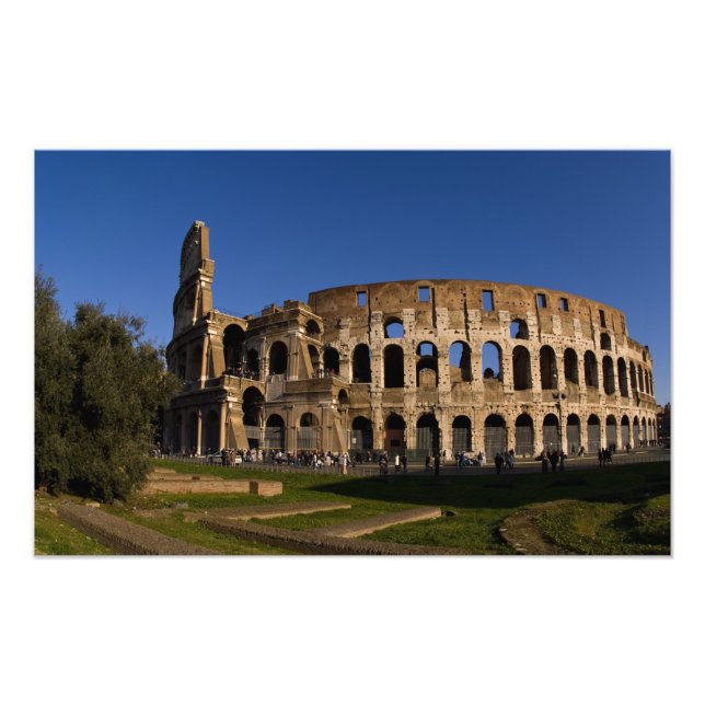 Berömda Colosseum i Rom Italien Landmärke 2 Fototryck (Framsidan)