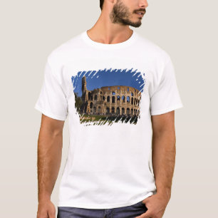 Berömda Colosseum i Rom Italien Landmärke 2 Tee Shirt