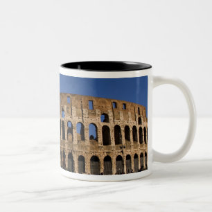 Berömda Colosseum i Rom Italien Landmärke 2 Två-Tonad Mugg