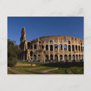 Berömda Colosseum i Rom Italien Landmärke 2 Vykort