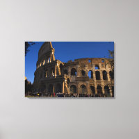 Berömda Colosseum i Rom Italien Landmärke