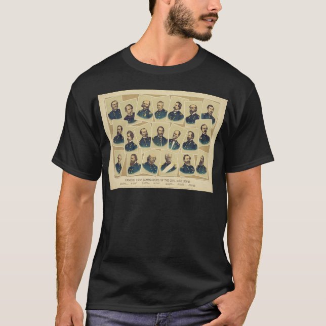 Berömda fackliga kommendörkaptener av tee shirt (Framsida)