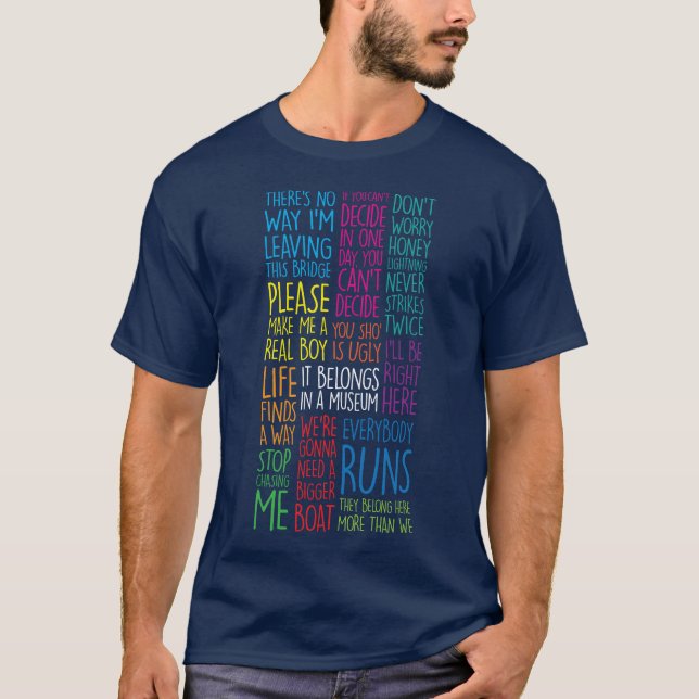 Berömda filmcitat t shirt (Framsida)