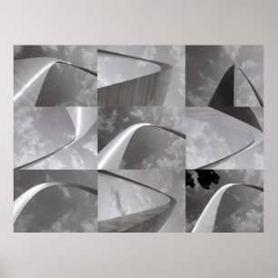 Berömda Gateway to the West St Louis Arch Poster