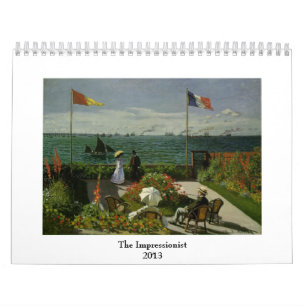 Berömda Impressionistmålningar 2013 Kalender