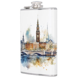 Berömda landmärkesdesign fickplunta