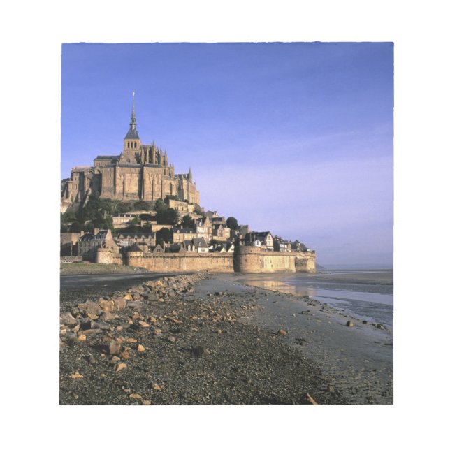 Berömda Le Mont St. Michel ö-fästningen i Anteckningsblock (Framsida)