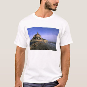 Berömda Le Mont St. Michel-ö-fästningen i T-shirt