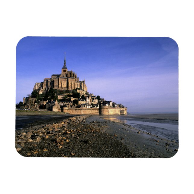 Berömda Le Mont St. Michel-öborgets fästning i Magnet (Horisontell)