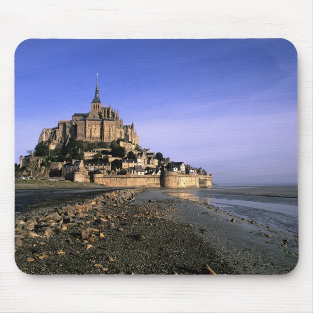 Berömda Le Mont St. Michel-öborgets fästning i Musmatta (Framsidan)