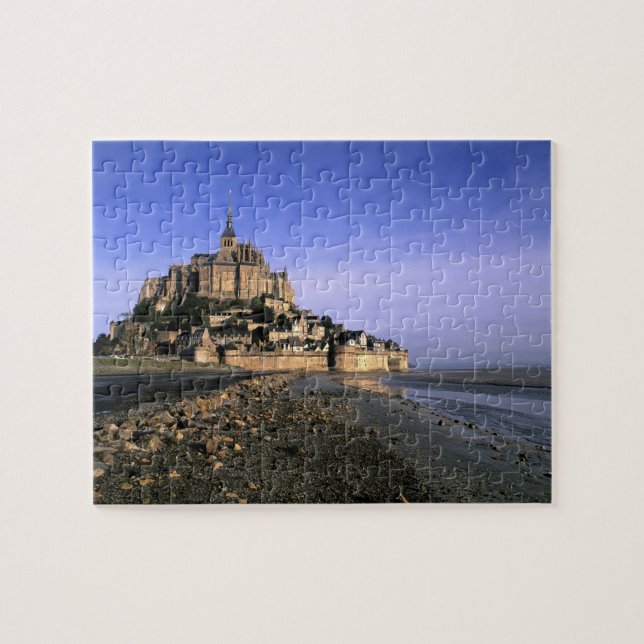 Berömda Le Mont St. Michel-öborgets fästning i Pussel (Horisontell)