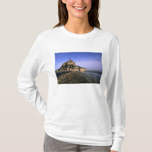 Berömda Le Mont St. Michel-öborgets fästning i Tee Shirt