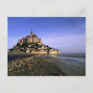 Berömda Le Mont St. Michel-öborgets fästning i Vykort