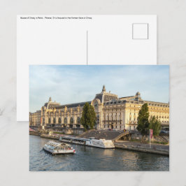 Berömda Musée d'Orsay - Paris, Frankrike, Europa Vykort