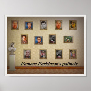 Berömda Parkinsons tålmodig Poster