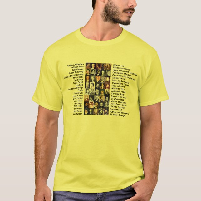 Berömda Poets Tee (Framsida)