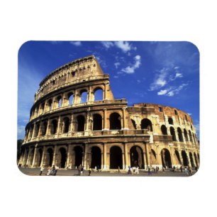 Berömda ruiner av Colosseum i Rom Italien Magnet