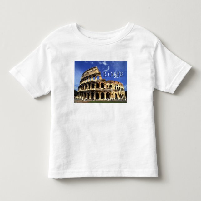 Berömda ruiner av Colosseum | Rom Italien T Shirt (Framsida)