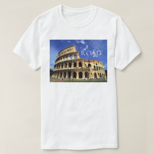 Berömda ruiner av Colosseum Rom Italien T Shirt